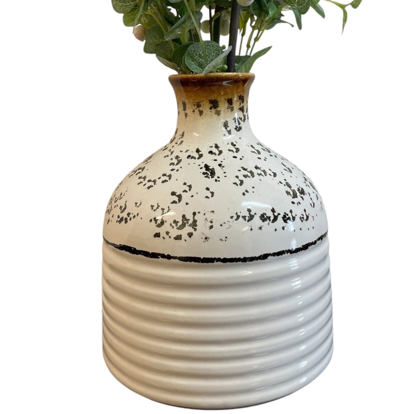 Full Bloom Ceramic Vase