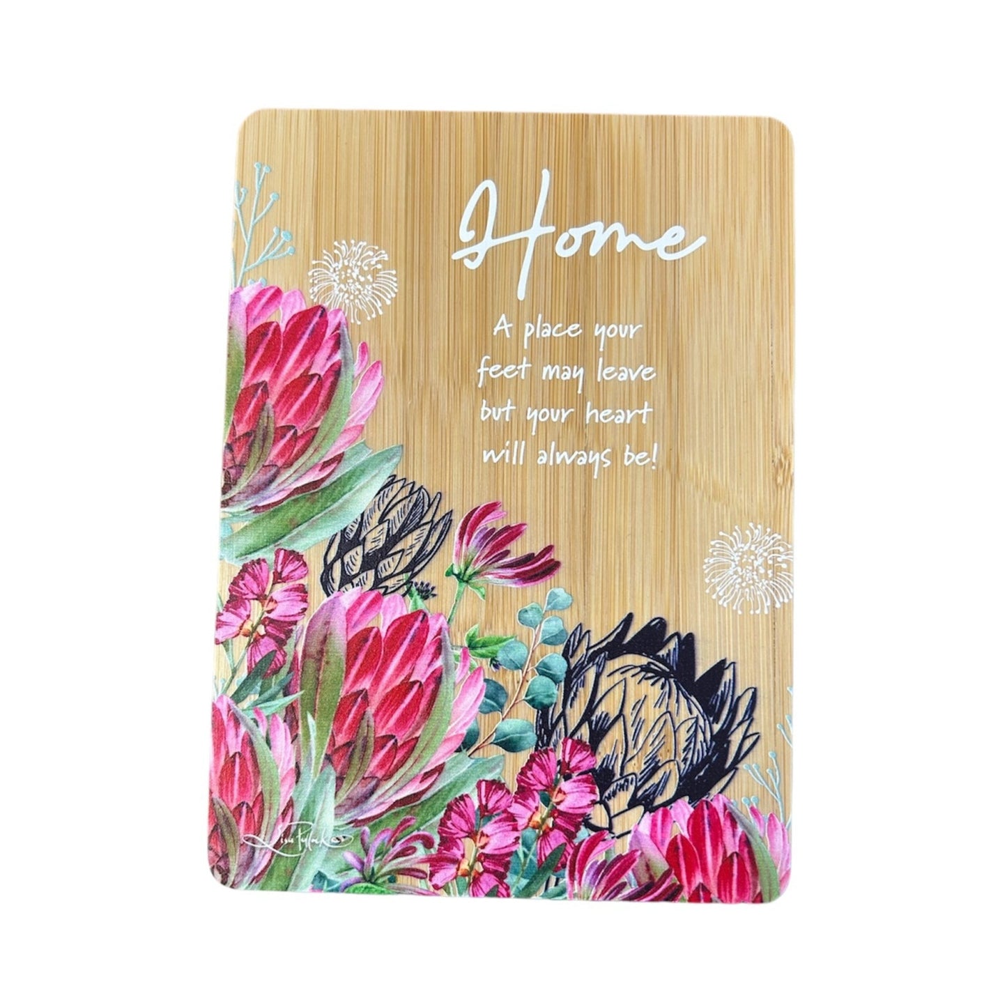 Bamboo Home Plaque