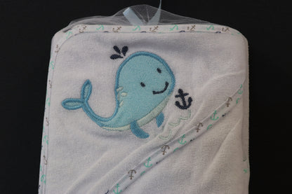 Adore-A-Baby Hooded Towel and Washcloth Set