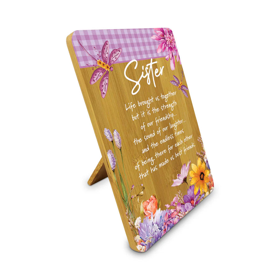 Bamboo Sister Plaque