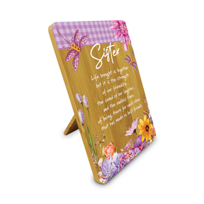 Bamboo Sister Plaque