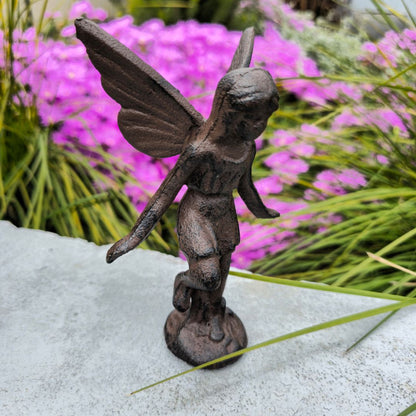 Cast Iron Fairy Statues