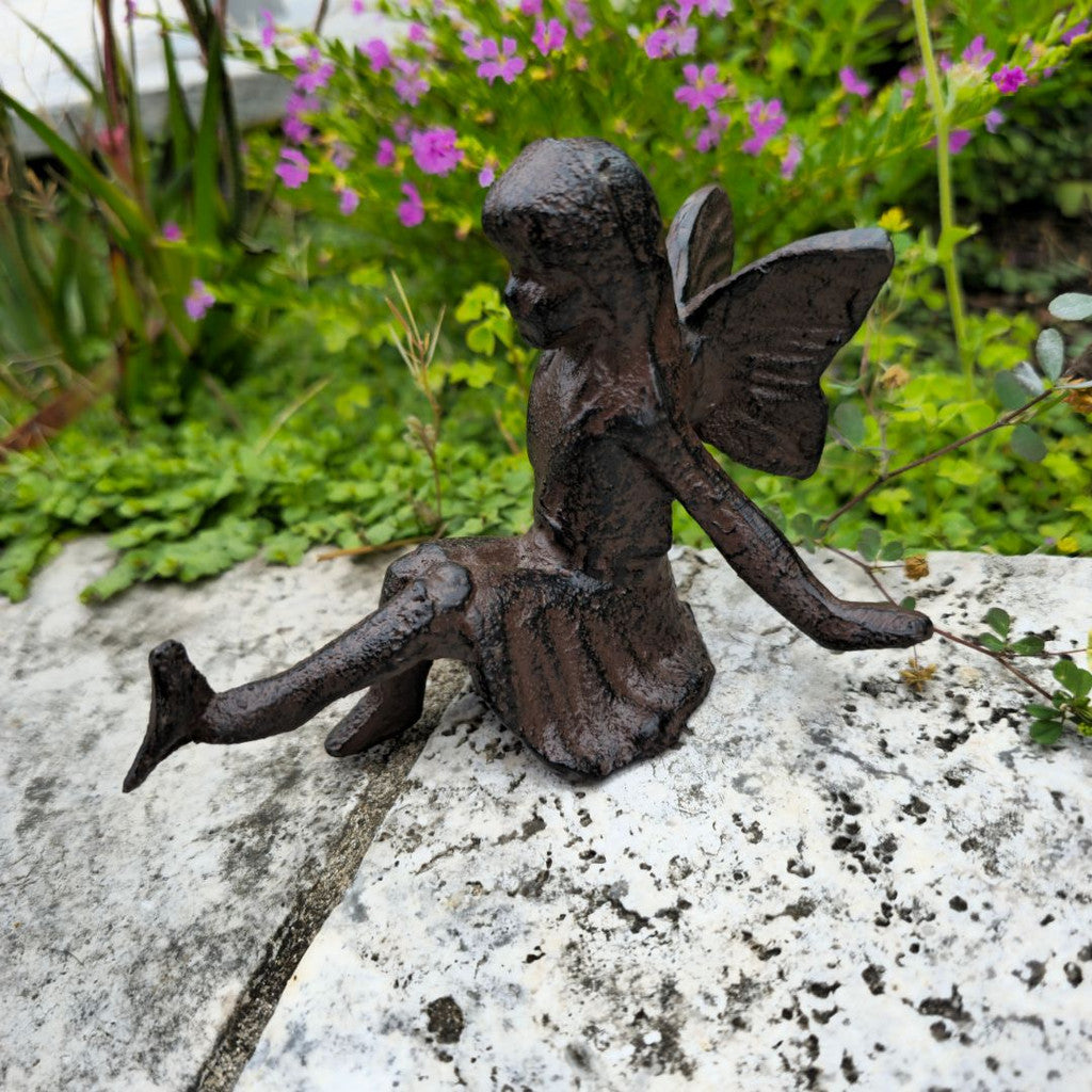 Cast Iron Fairy Statues