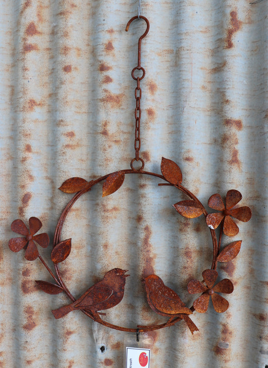 Bird & Flower Wreath