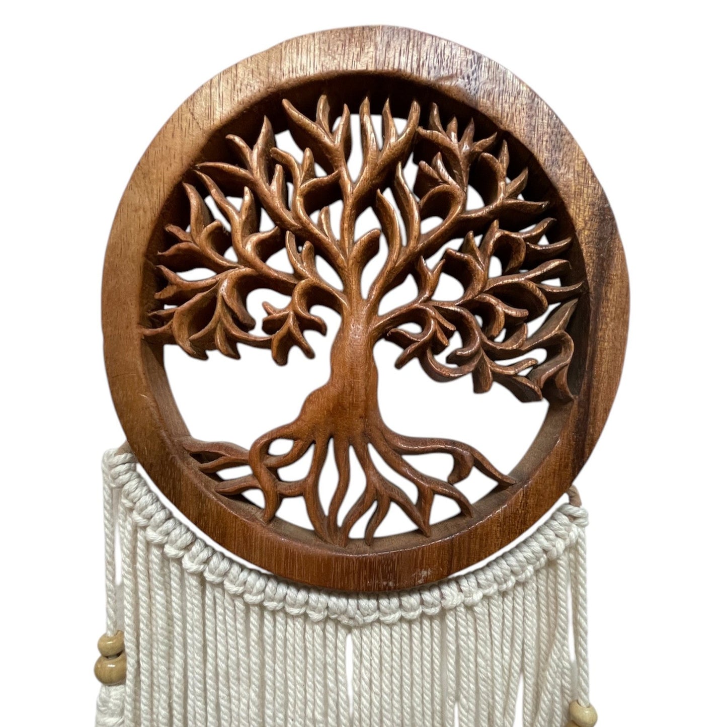 Wooden Tree Of Life Macramé Hanger