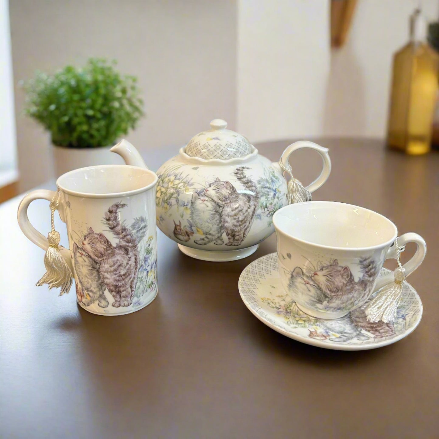 Cute Kittens Cup & Saucer