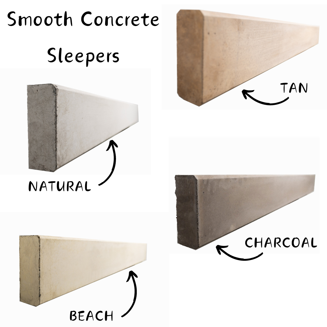 Smooth Concrete Sleepers