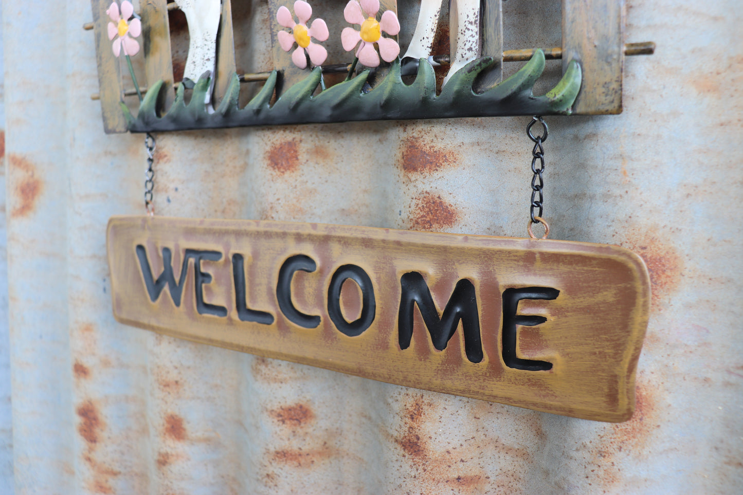 Cow Welcome Wall Art