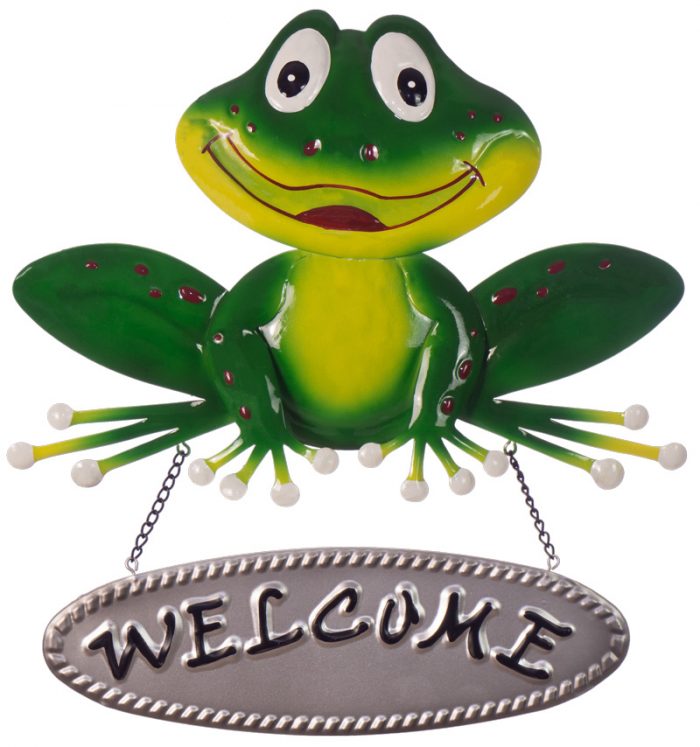 Frog Welcome Wall Art