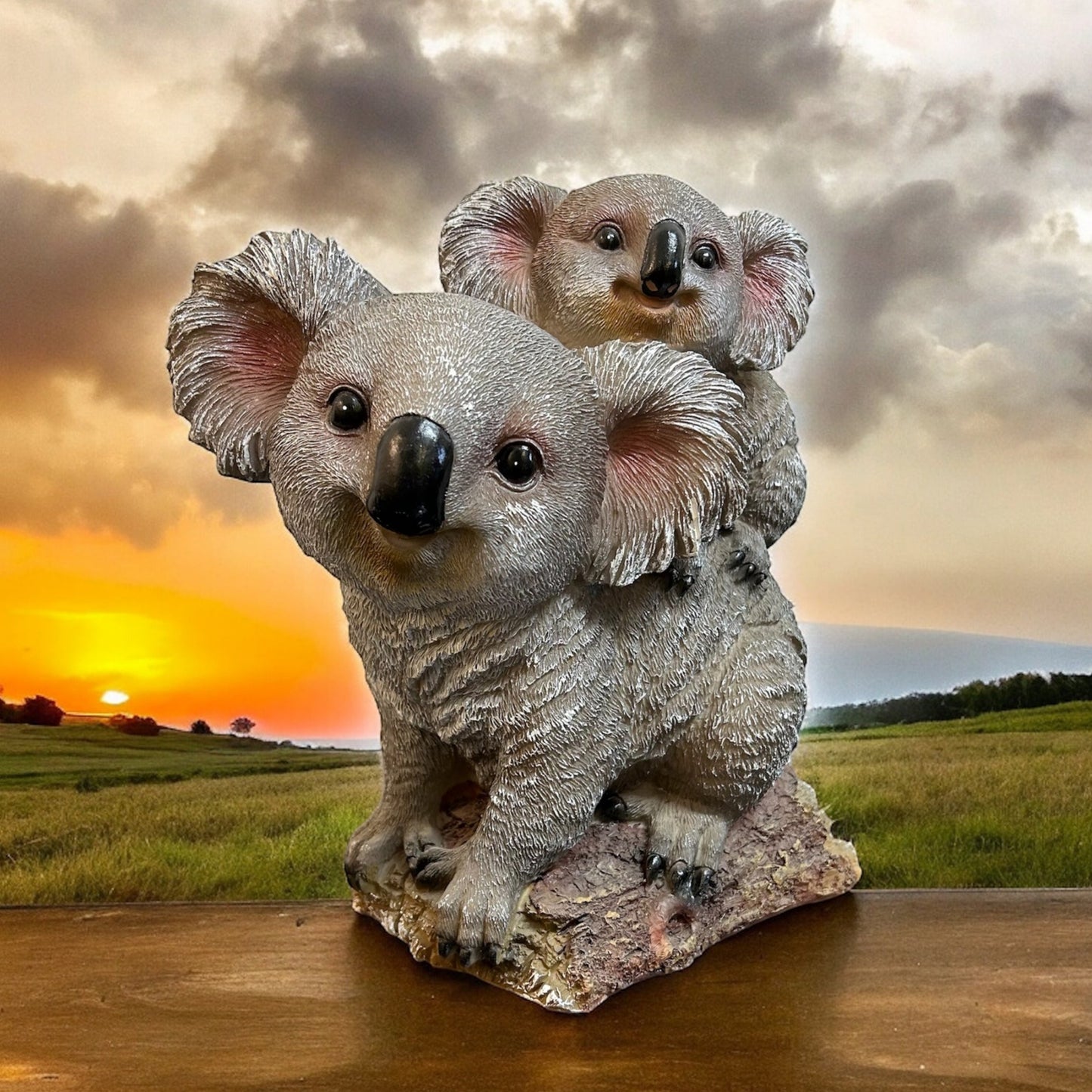 Mum & Baby Koala Statue