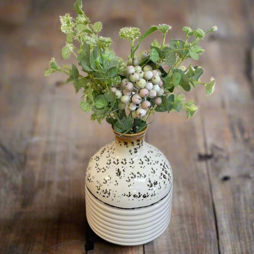 Full Bloom Ceramic Vase