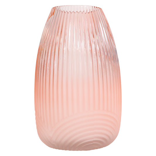 Dusk Ombre Ribbed Vase