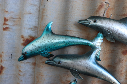 Dolphins Wave Wall Art