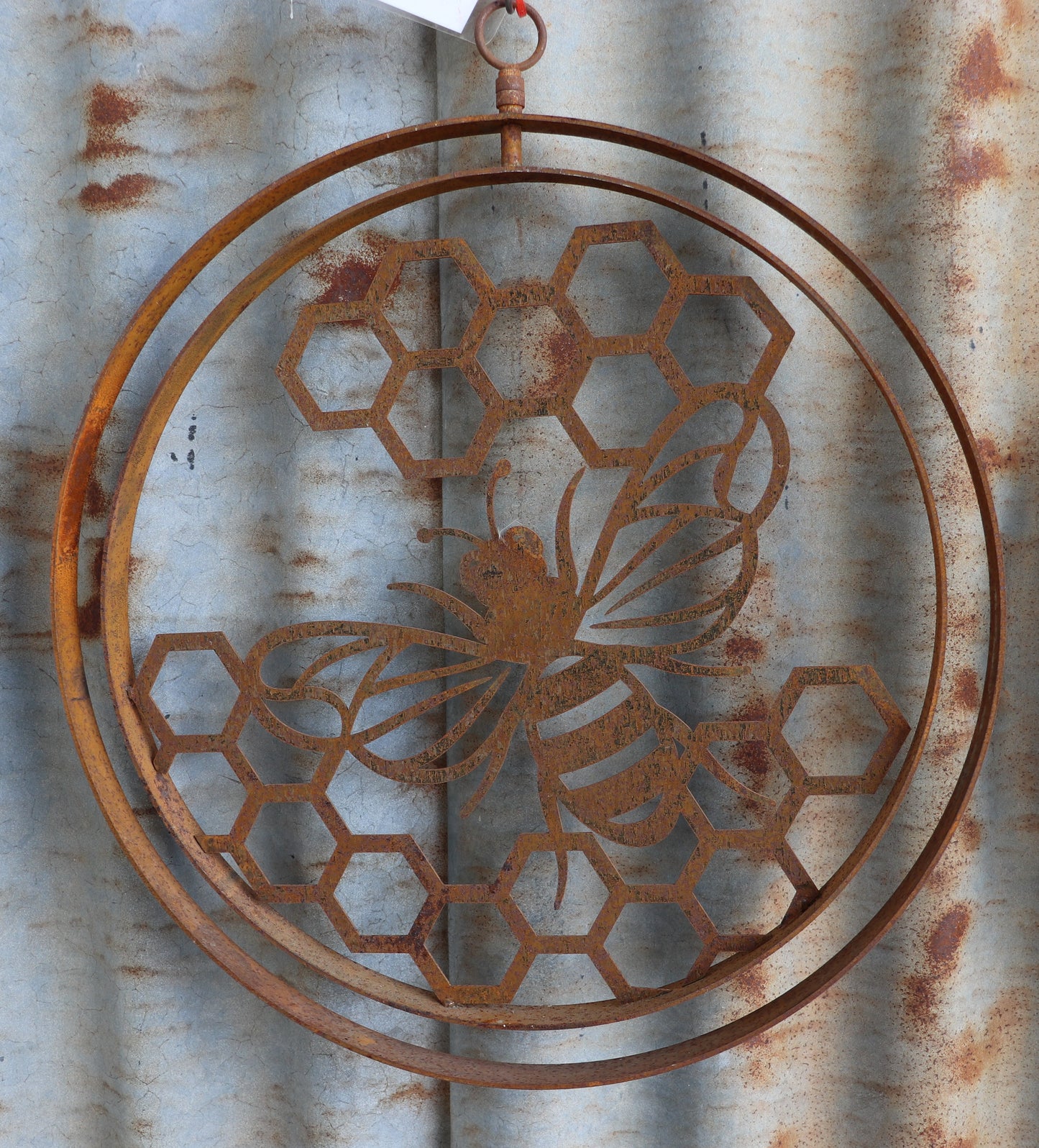 Silhouette Double Rings Rust