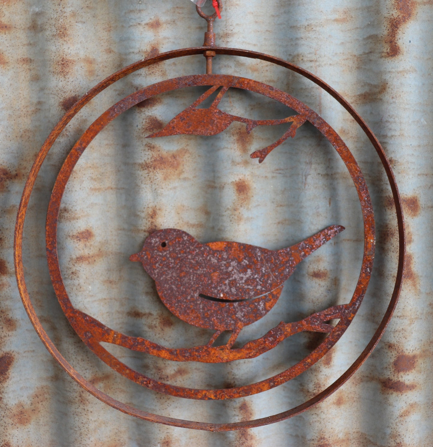 Silhouette Double Rings Rust