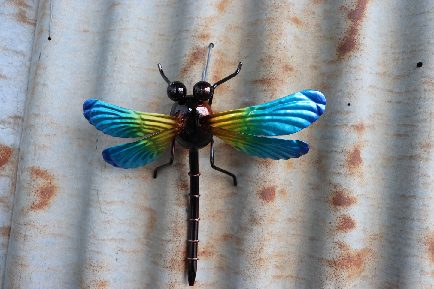 Small Blue Dragonfly Wall Art