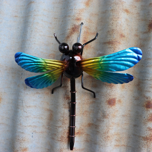 Small Blue Dragonfly Wall Art