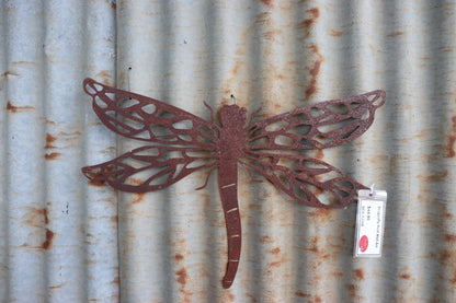 Dragonfly Rust Wall Art