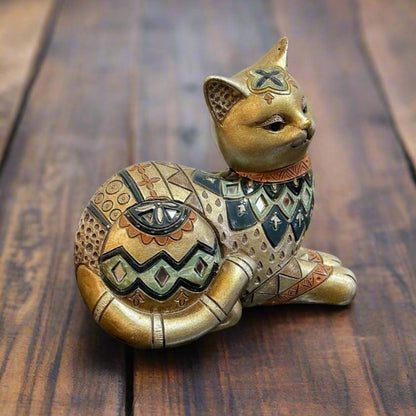 Golden Cat Statue