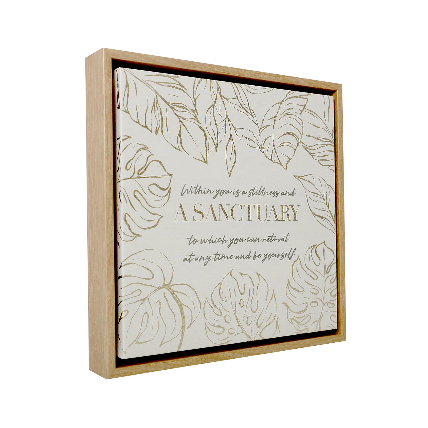 Elegant Greenery Framed Canvases