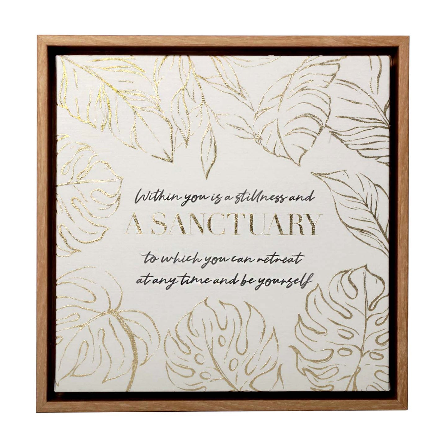 Elegant Greenery Framed Canvases