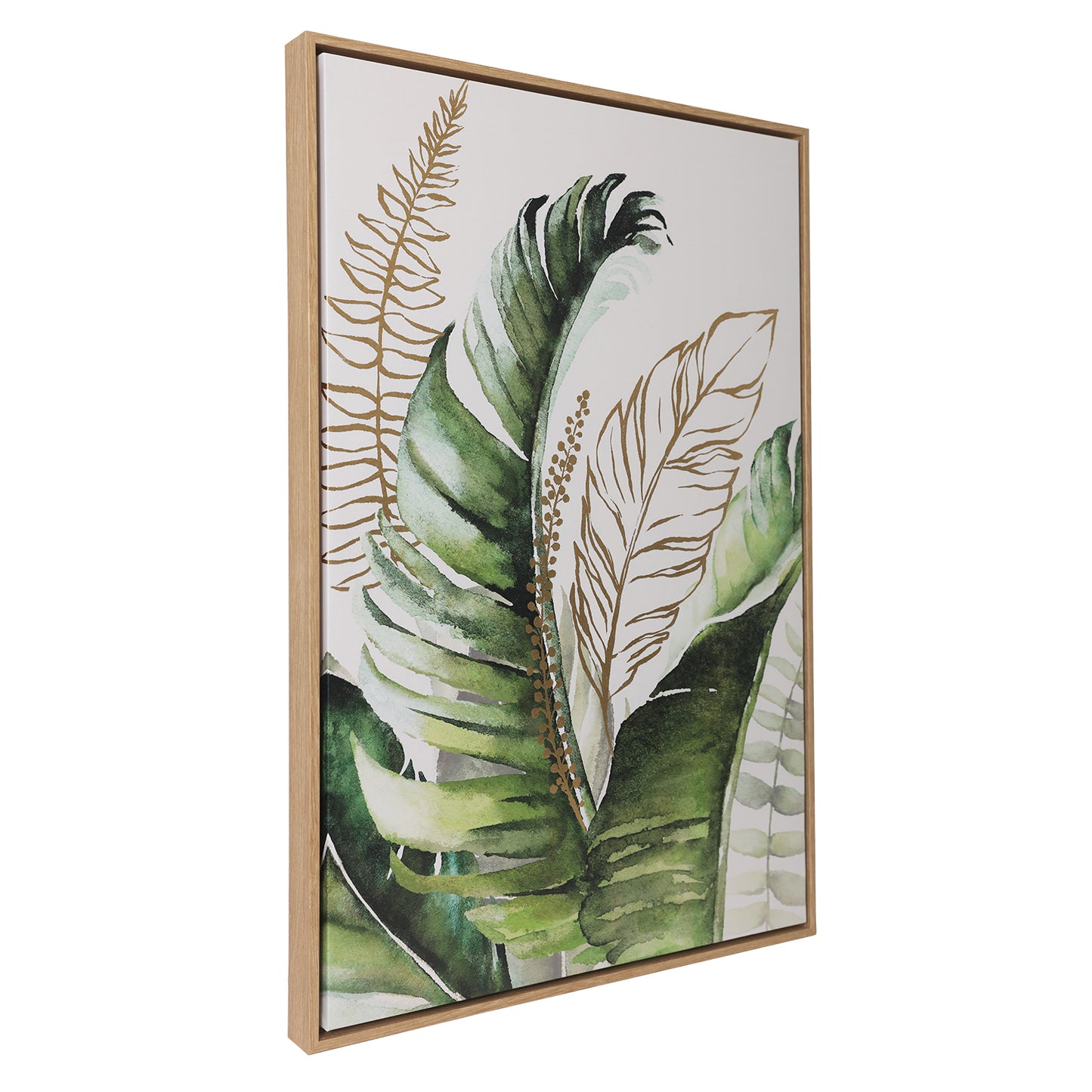 Elegant Greenery Framed Canvases