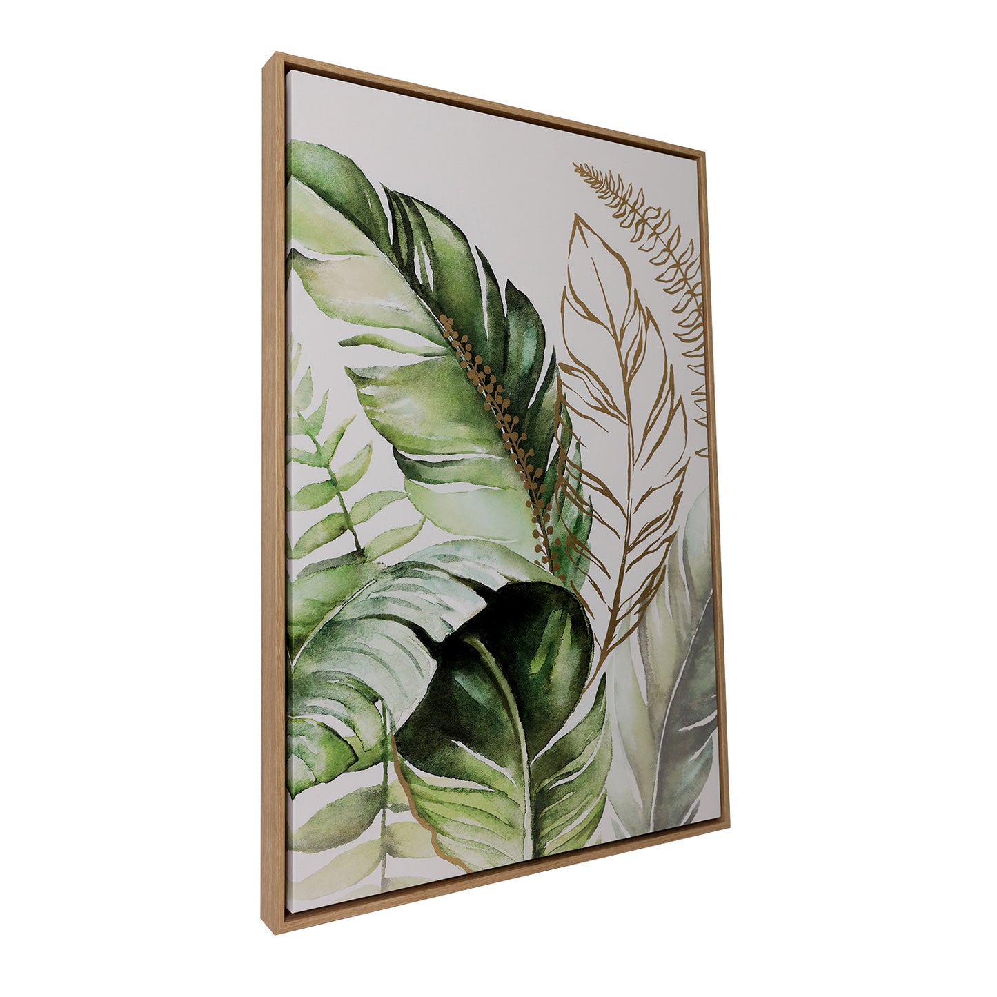 Elegant Greenery Framed Canvases