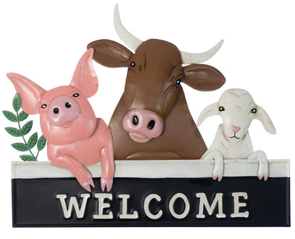 Farm Yard Welcome Wall Art