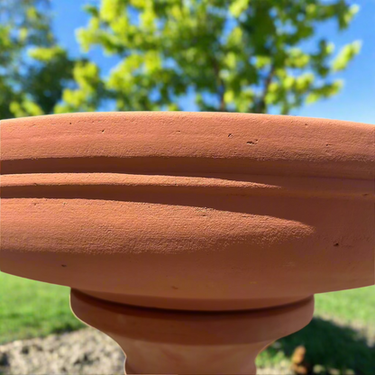 Libby Terracotta Birdbath