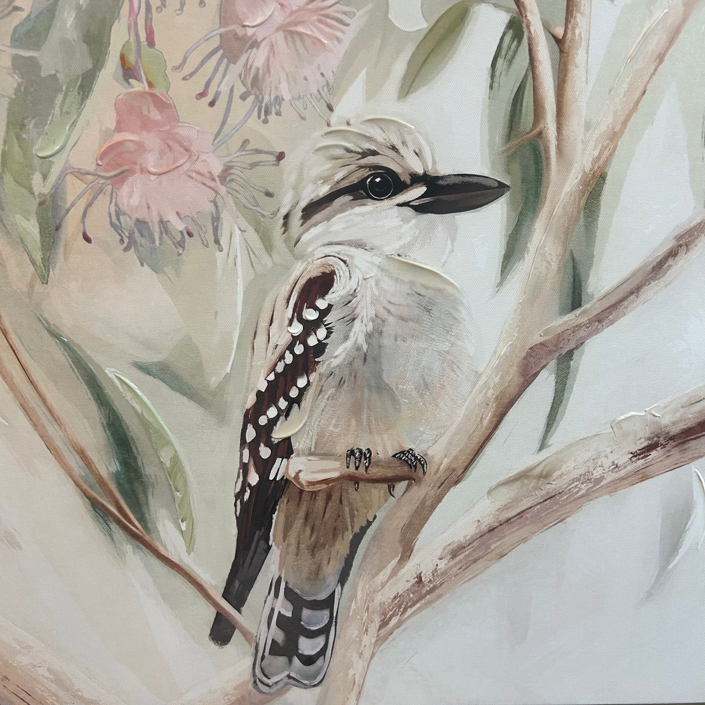 Outback Kookaburra Framed Canvas