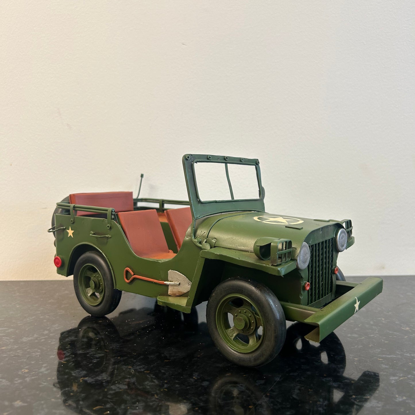 Metal Jeep Ornament