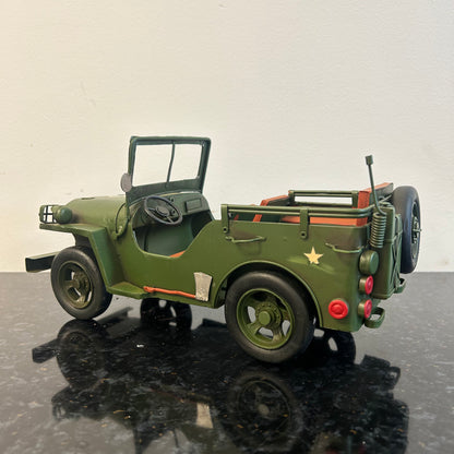 Metal Jeep Ornament