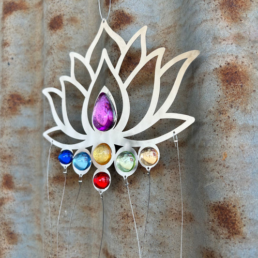 Lotus Beaded Sun Hanger