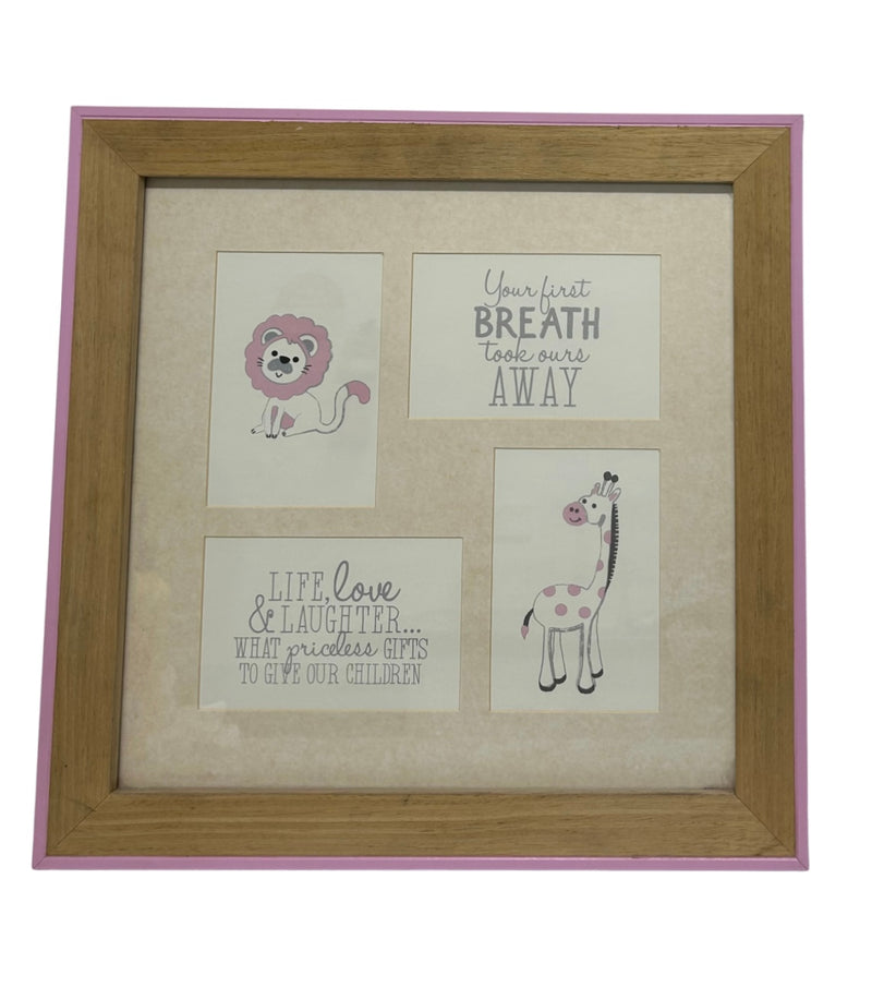 Baby Pink Photo Collage Frame