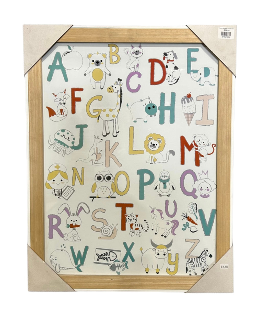 Alphabet Framed Print