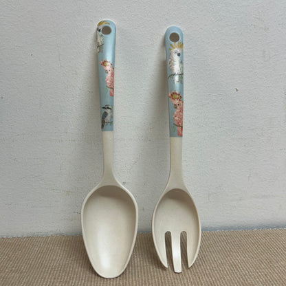 Frankie B Aussie Birds Salad Servers