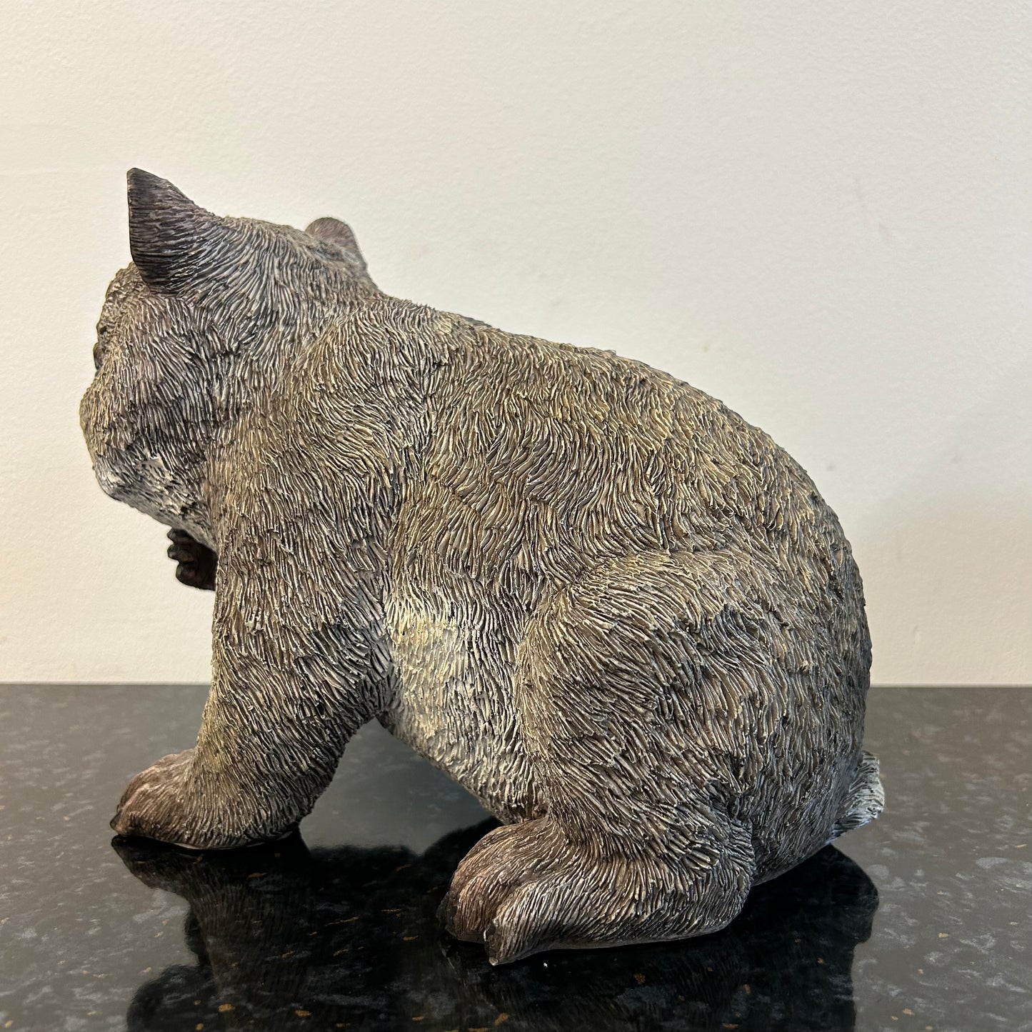 Wombat Eating Leaf Statue