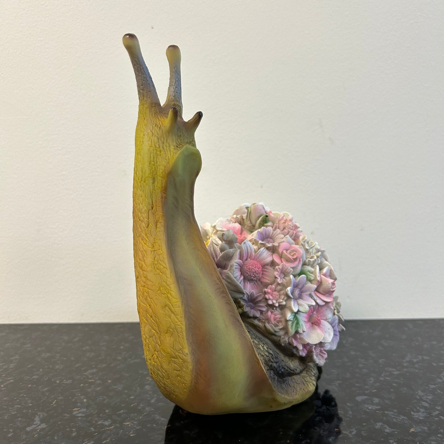 Floral Snail Statue