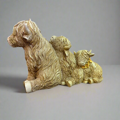 Highland Cow Family