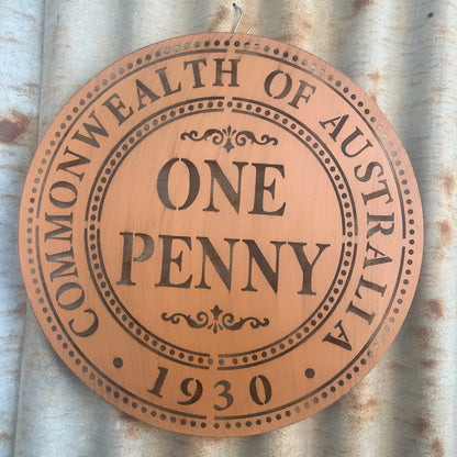 Australian Penny Wall Art