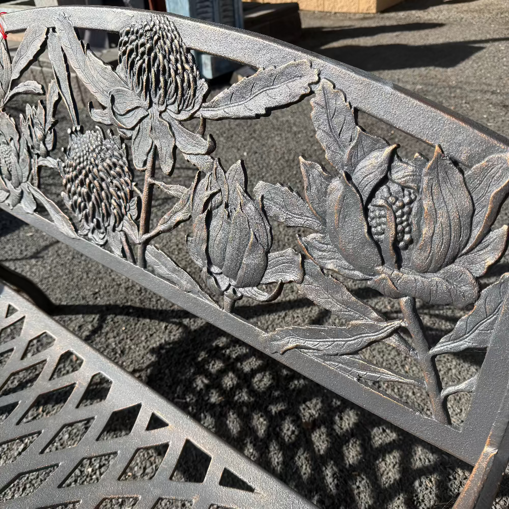 Cast Iron Bench Chairs