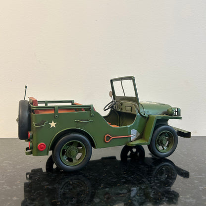 Metal Jeep Ornament