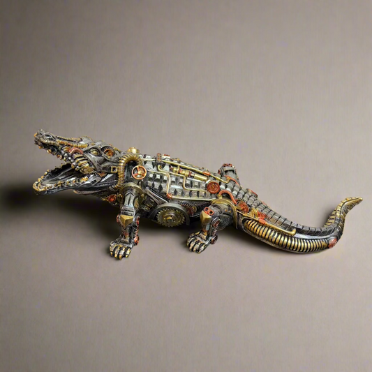 Steampunk Crocodile