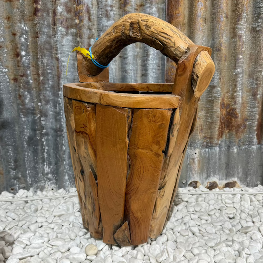 Akor Jati Wooden Bucket