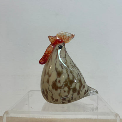 Charlie Chicken Glass Sculpture