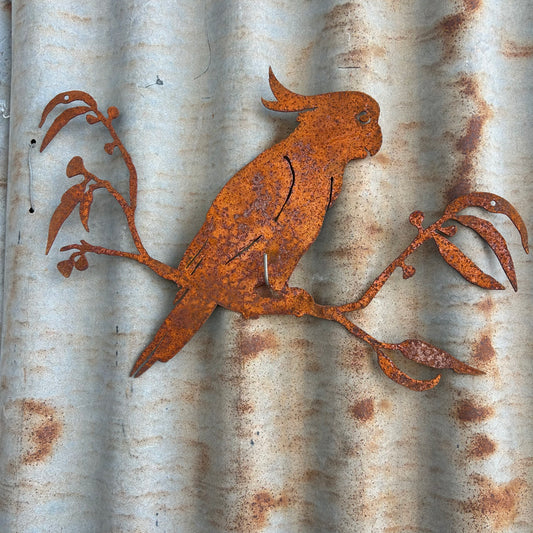 Cockatoo On Branch Silhouette