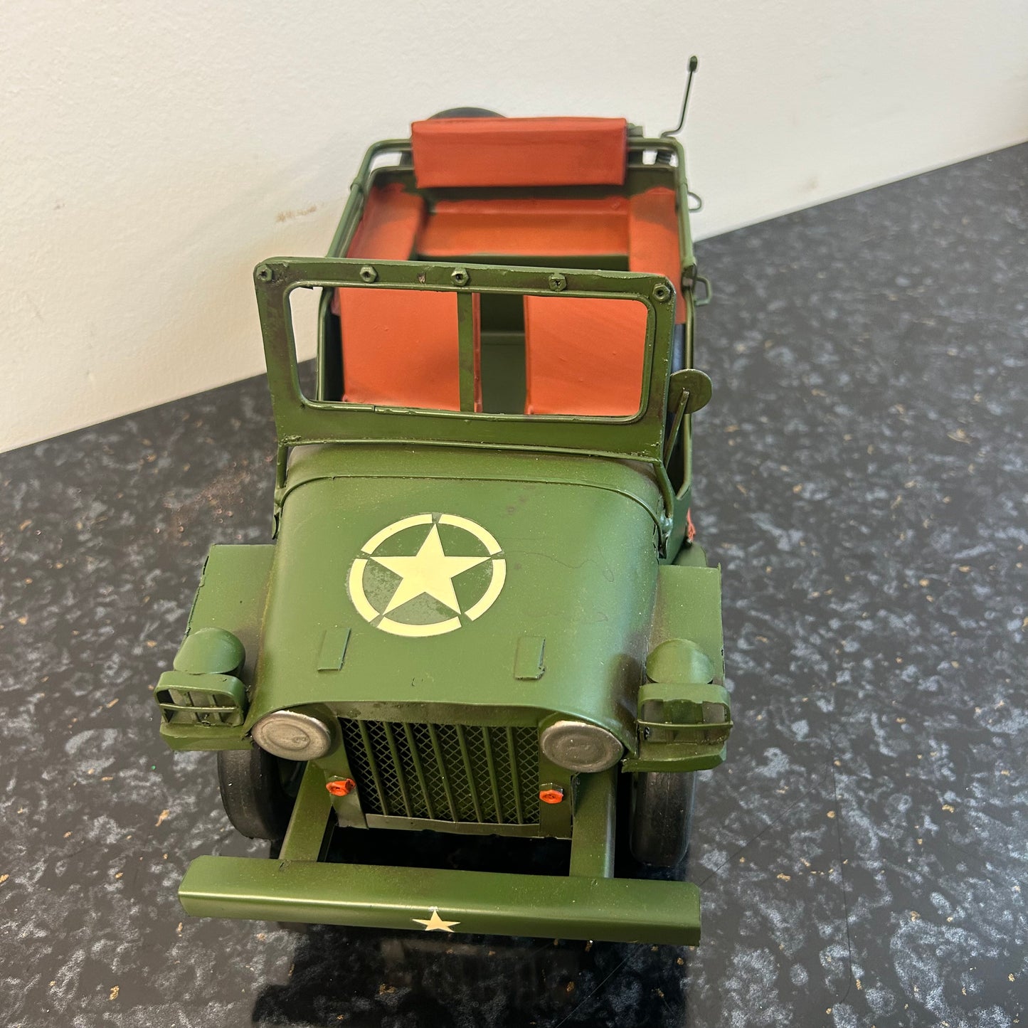 Metal Jeep Ornament