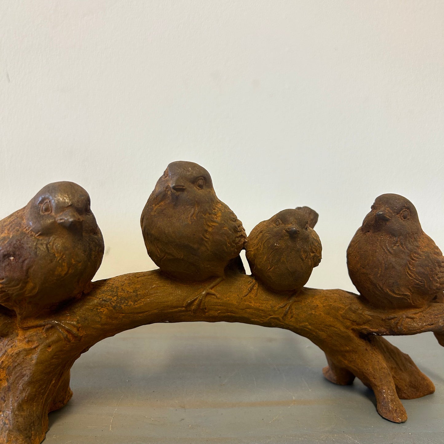 Cast Iron Birds On Branch