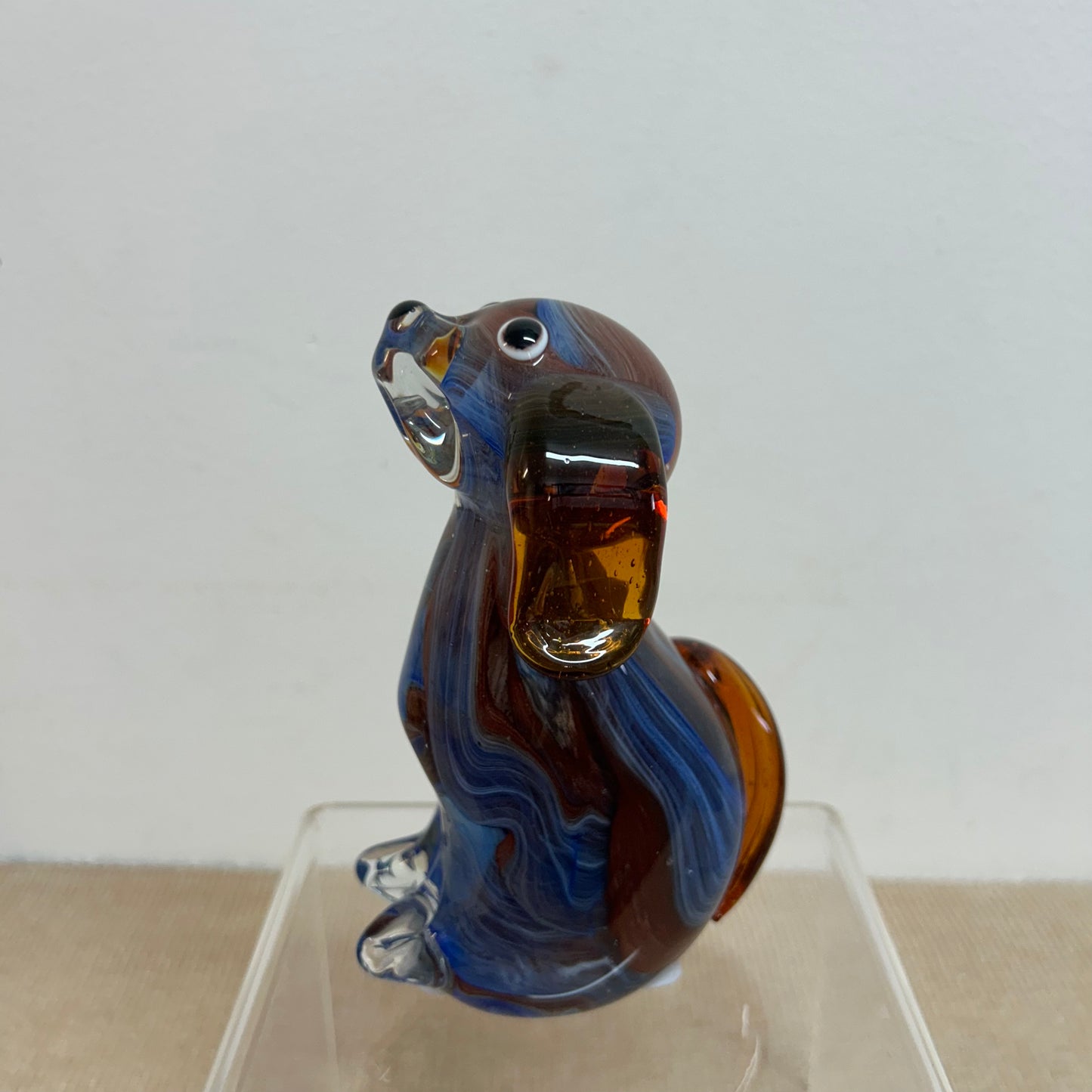 Woofa Dog Glass Sculpture