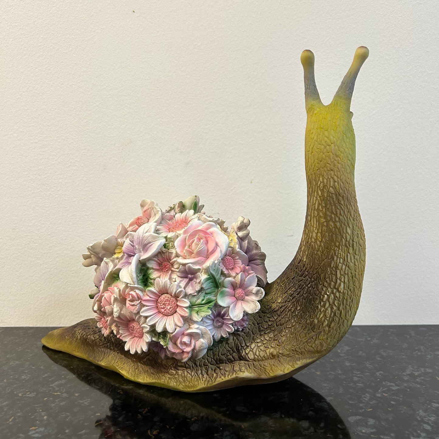 Floral Snail Statue